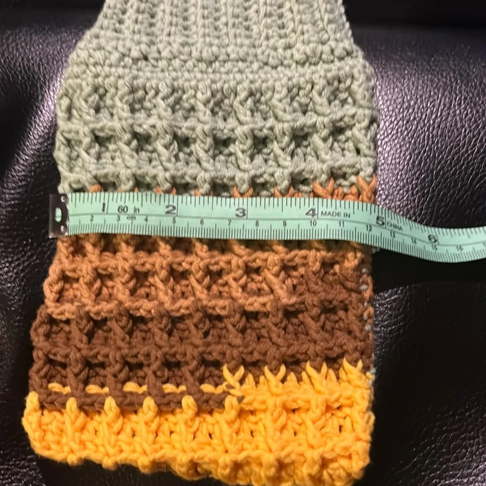 Handcrafted Shower Mitt sz L